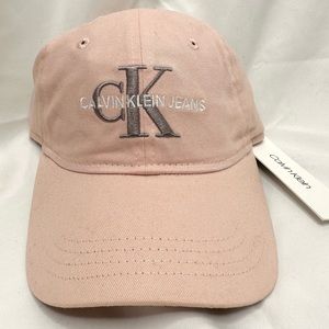 NWT pink Calvin Klein baseball cap